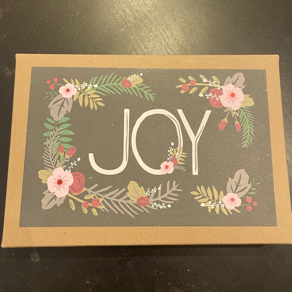 Set of 15 Simple and Beautiful Christmas Holiday Card Proclaiming JOY Classy NWT